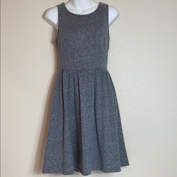 Old Navy Gray Fit & Flare Dress size S - Picture 2 of 5